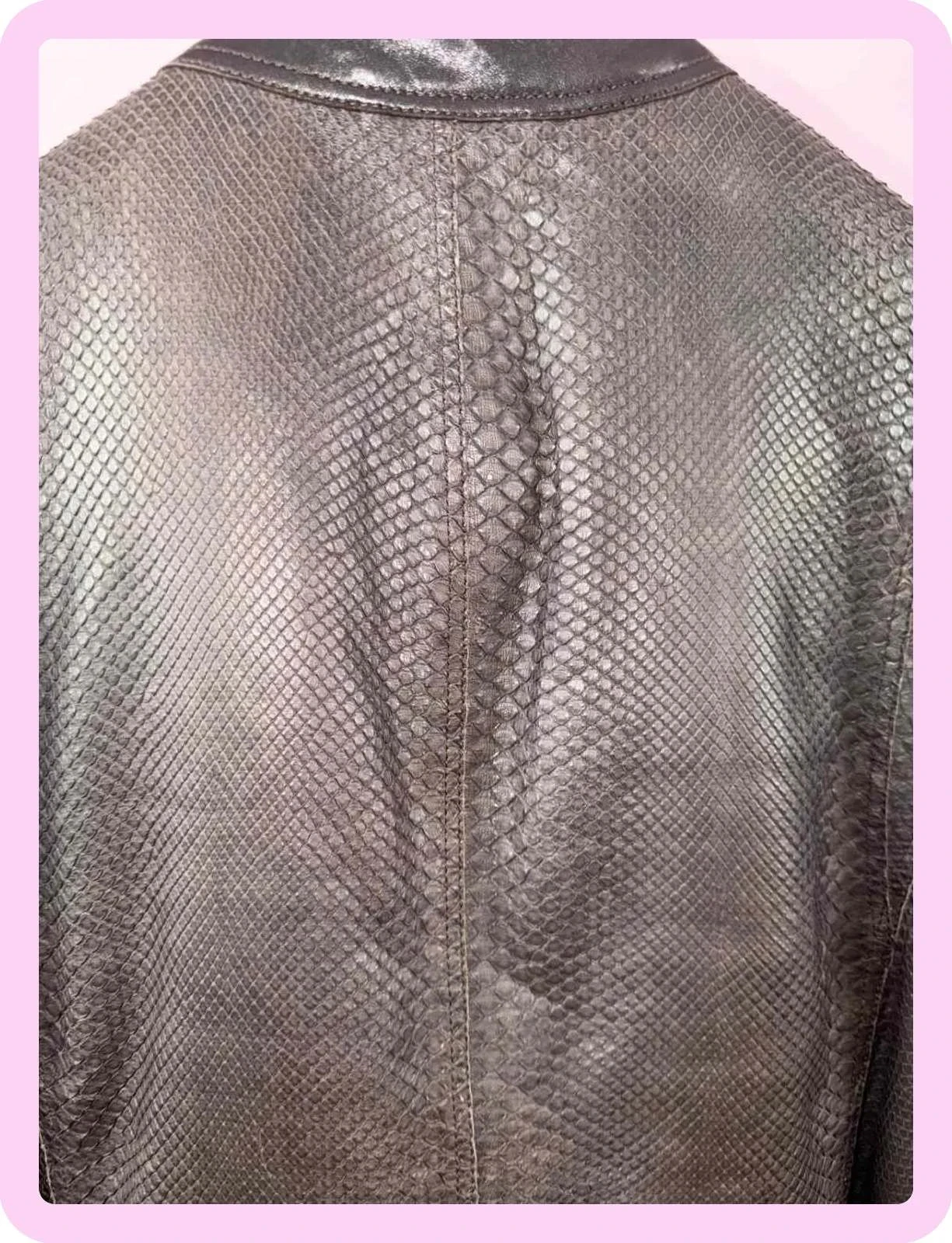 Casaco de couro modelo raro original Giorgio Armani tamanho xl – photo 12
